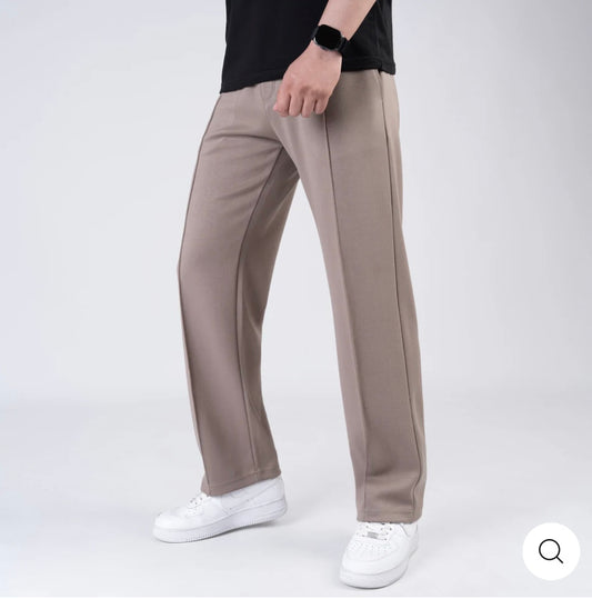 Scuba Khaki 4-Way Stretch Front Stitch Trousers