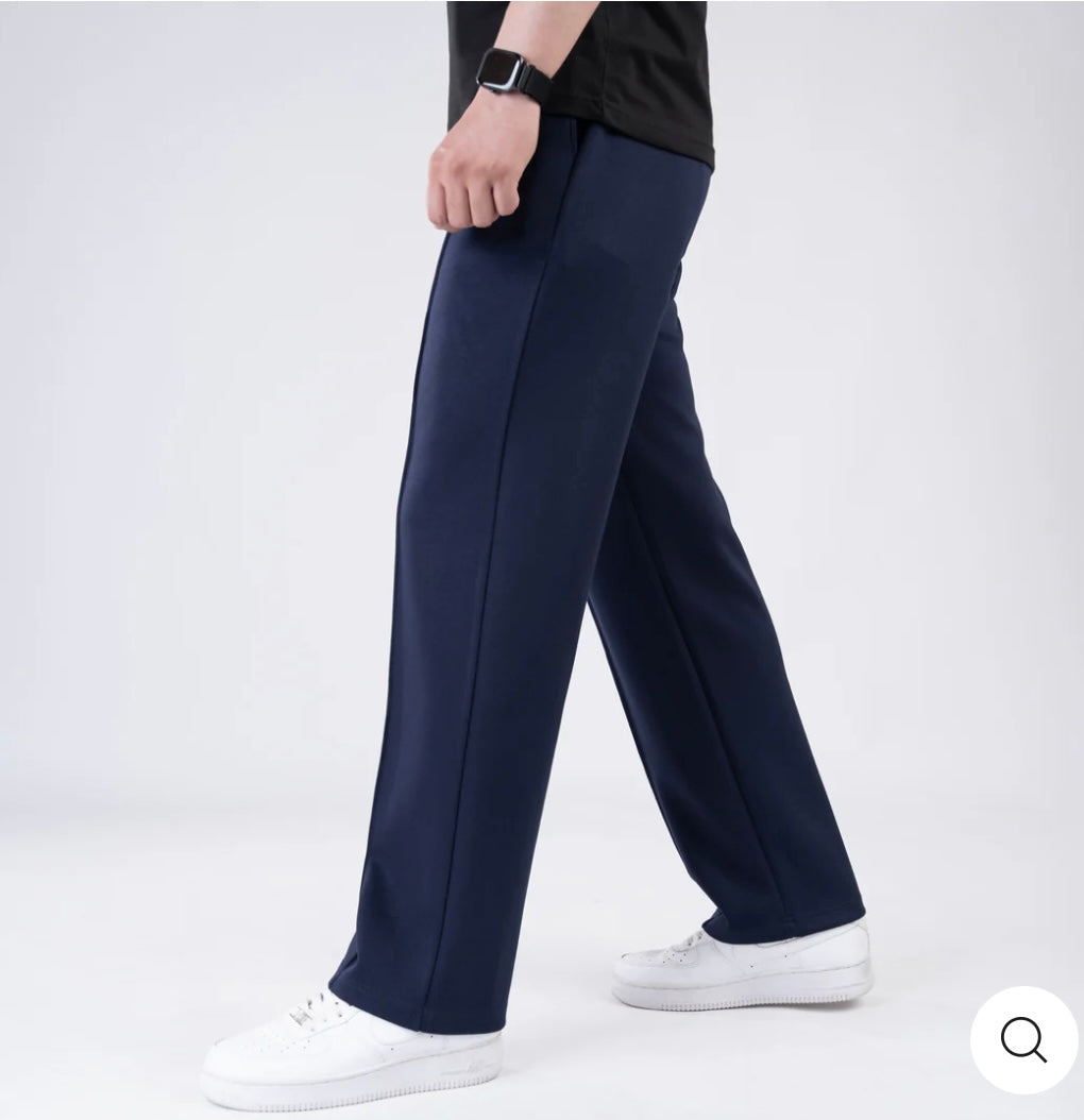 Scuba Navy 4-Way Stretch Front Stitch Trousers